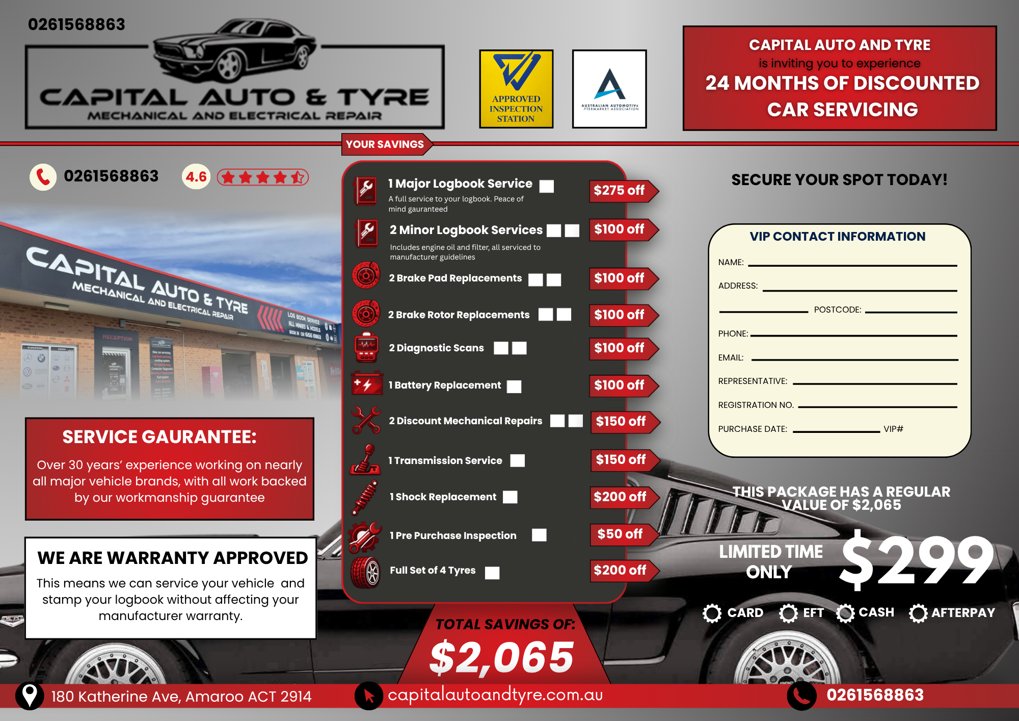 Capital Auto & Tyre Voucher